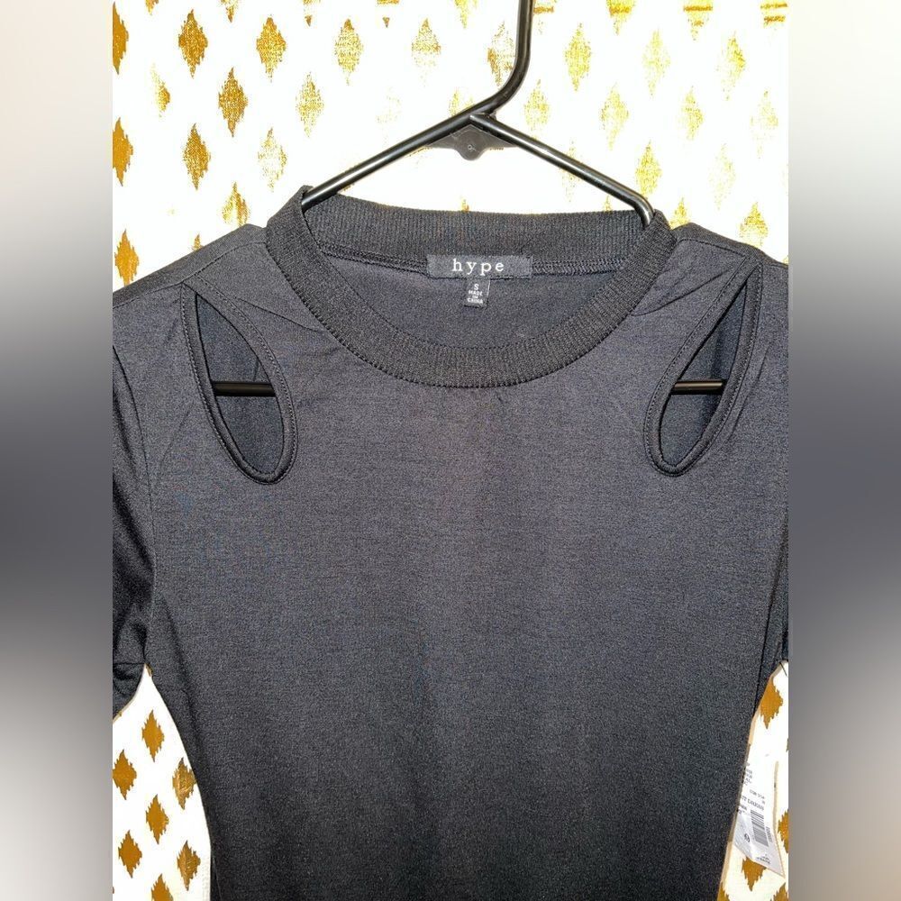 NWT hype Jersey dress with cut outs size S